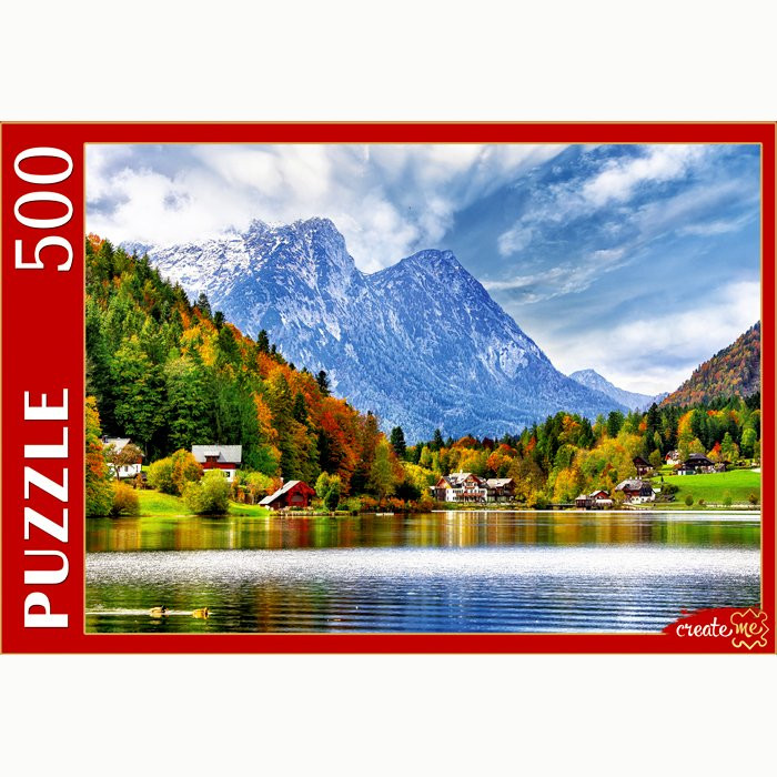 Пазл 500 элементов Австрия Озеро Грундльзе (РК) арт ГИП500-0614