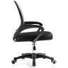 Кресло офисное пластик сетка turin черный+светло серый (05) BX002