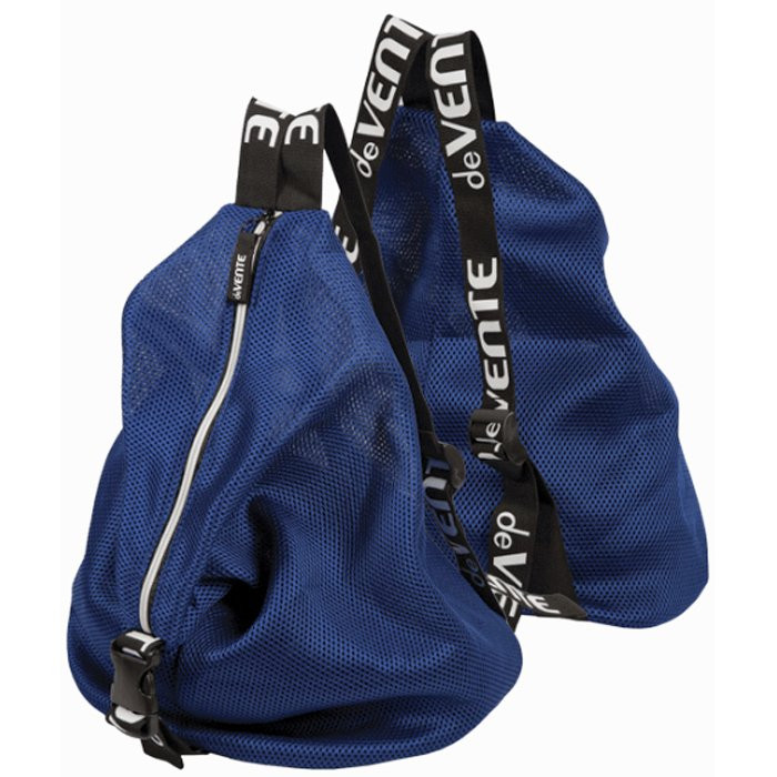 Сумка-рюкзак для сменной обуви 1 отделение(deVENTE) Mesh 42x34x22см  синяя арт 7040058