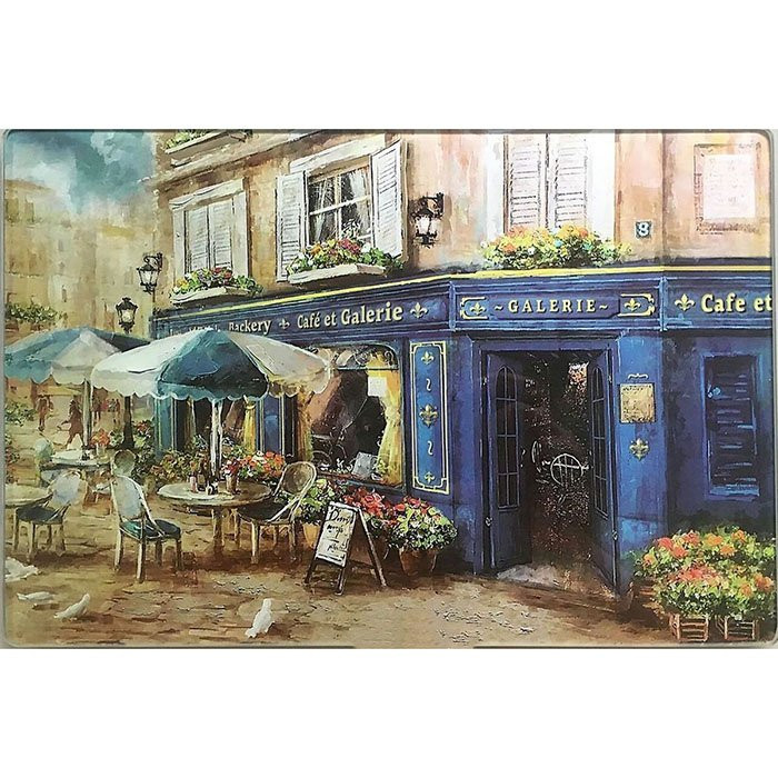 яяяДоска разделочная Завтрак в Париже