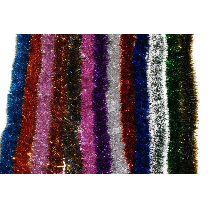 Мишура 05*200см №25 "Норка" цв. серебро (Ст.90)