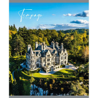 Тетрадь А5 клетка 96 листов скоба (Маяк) Замки Ночной город арт Т-5096 К2