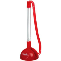 Ручка шариковая на липучке настольная (Attache) цвет корпуса красный арт.8863 (Ст.24)