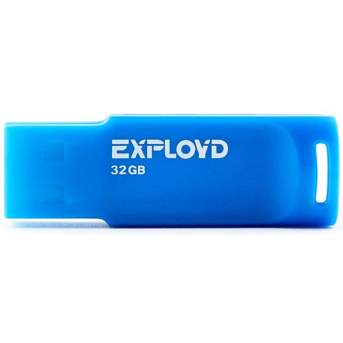 Флеш диск 32GB USB 2.0 Exployd 560 пластик синий