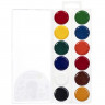 Акварельные краски 12 цветов (Hatber) Влад А4 пластиковая коробка без кисти арт Aq_087650