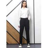 Брюки для девочки (Калинка) артикул ДТ-4713-Ш24 цвет синий