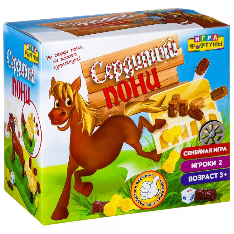 Игра настольная Сердитый пони (Bondibon) арт.Ф85510