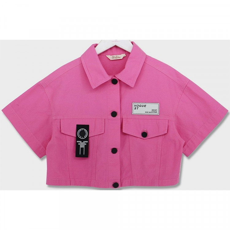 Рубашка для девочки арт.Deloras 21845 размер 34/134-44/164 цвет розовый