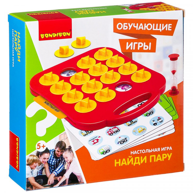 Игра настольная Найди пару (Bondibon) арт.ВВ2411
