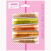 Блестки 5 цветов 4,5 г (deVENTE) Оттенки золотого арт.8003002