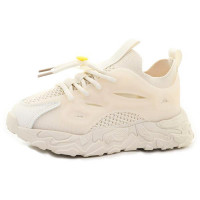 Кроссовки для девочки (CAMIDY) цвет бежевые верх-текстиль подкладка-текстиль артикул RC01_2272-3