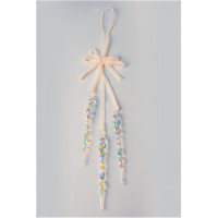 Украшение декор.подвеска "Сосулька" 37см 3шт связка, прозрачная арт.94856