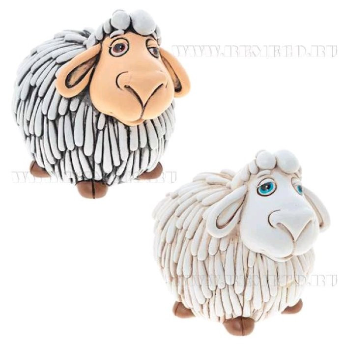 Копилка СИМВОЛ ГОДА "Овечка" 10см арт.671518