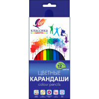 Карандаши цветные (ЛУЧ) Классика 12 цветов арт.29С 1710-08