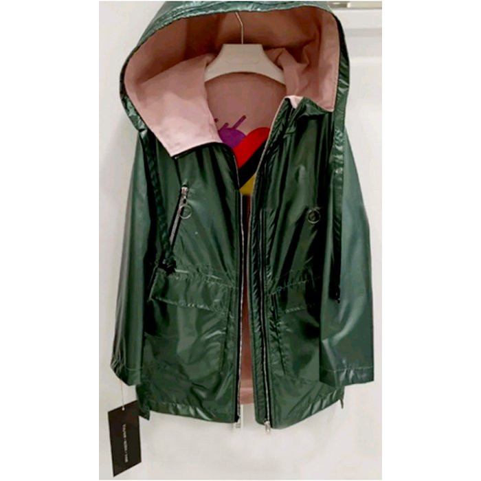 Куртка осенняя для девочки (Venedise) арт.980102 размерный ряд 32/128-42/158 цвет зеленый