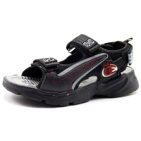 Сандалии для мальчика (M + D) черный верх-искусственная кожа подкладка-искусственная кожа размерный ряд 32-37 артикул xm-2441-1