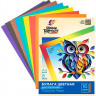 Цветная бумага А4 16 листов 8 цветов немелованная двусторонняя (ЛУЧ) Школа творчества 70 гр/м2 в папке арт 30С 1791-08
