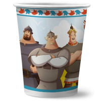 Стаканы бумажные "Три Богатыря" 6шт/наб. 250мл арт.63988017