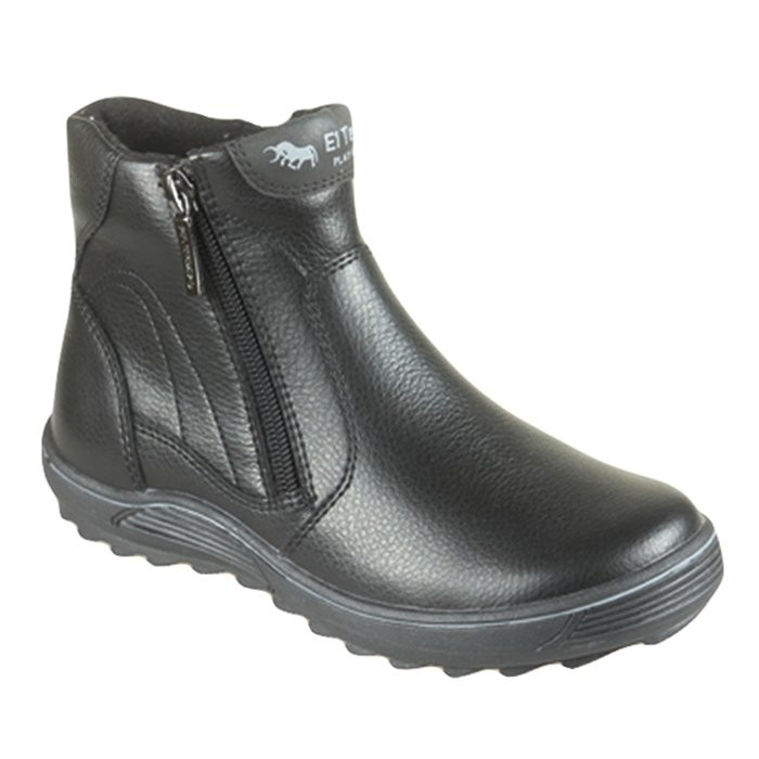 Ботинки для мальчика (KENKA) черные верх-натуральная кожа подкладка-байка размерный ряд 31-36 арт.GBL_92928-08_black