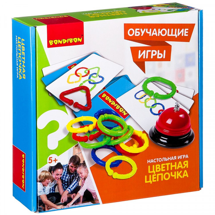 Игра настольная Цветная цепочка (Bondibon) арт.ВВ2417