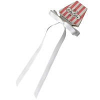 Резинка для волос Arco Carino белая арт.12-025