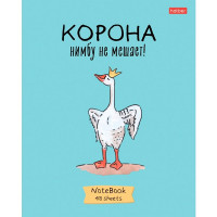 Тетрадь А5 клетка 48 листов скоба (Hatber) Гусь-веселюсь Выпуск №1 ассорти арт.48Т5В1