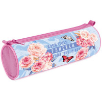Пенал-тубус 1 отделение (Оникс) ПМО 05-20 Пионовые розы 210х70мм мягкий