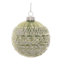 Шар стекло без упаковки /1шт/ 08см цв.салатовый арт.721235