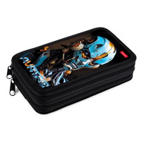 Пенал 2 отделения (Hatber) Аватар 190х110мм глянцевая ламинация с таблицей умножения арт.NPn_47090