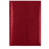 Ежедневник А6 2026 б/в Attomex "Arkona" красный, 168л, 1 ляссе арт.2233639