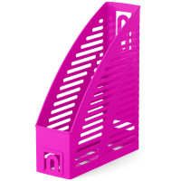 Вертикальный накопитель 85мм Base Vivid маджента ErichKrause арт.57950 (Ст.1/8)