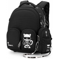 Ранец для девочки школьный (SkyName) GROOC + сумка для обуви + сумка-пенал 28х16х35см арт.16-11