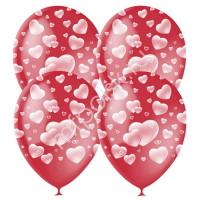 Шар воздушный 25шт/наб. "Сердца" арт.6040932