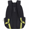 Рюкзак для мальчиков (Grizzly) арт RU-033-3/2 черный - салатовый 30х42х22 см