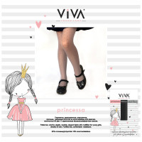 Колготки арт.PRINCESSA 85% полиамид 15% эластан 50 DEN цвет белый (DANNI)