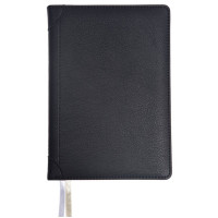 Ежедневник А5 недат. к/з deVENTE "Seattle" черный, крем.бумага, 136л, 2 ляссе арт.2234514