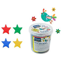 Тесто для лепки 4 цвета 240 гр. ведро (Mazari) арт.M-1682