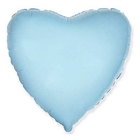 Шар фольгированный 46см Фигура "Сердце" арт.1204-0537
