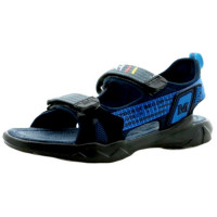 Сандалии для мальчика (М+Д) синие верх-искусственная кожа подкладка-искусственная кожа размерный ряд 32-37 арт.  RC71_2141-1