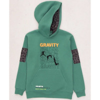 Толстовка для мальчика артикул (DMB) 4988 размер 34/134-44/164 цвет зеленый