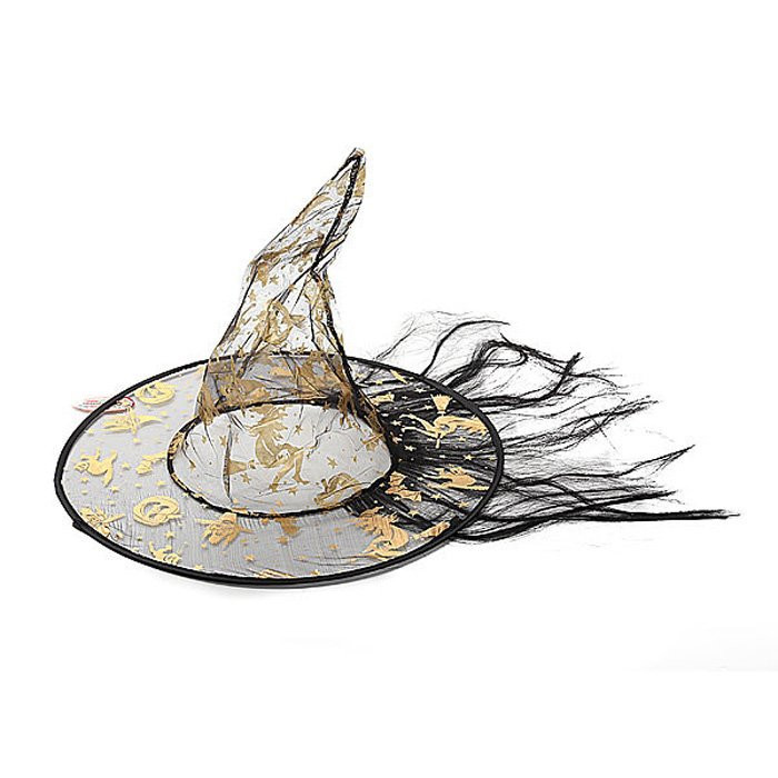 Шляпа карнавальная "Маг" с волосами арт.770-503