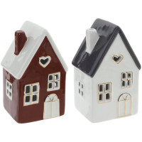 Статуэтка декоративная "Домик" 14см с подсветкой 2 вида арт.821525