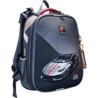 Ранец для мальчиков школьный (Stavia) Серая машина мультиколор 30х38х16см арт.82284Б