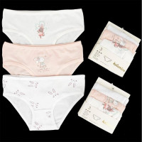 Трусы для девочки арт.128415 100% х/б цвет в ассортименте