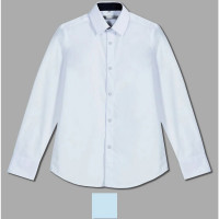 Сорочка детская дл.рукав цвет светло-голубой Делорас артикул 71494C-24 на кнопках