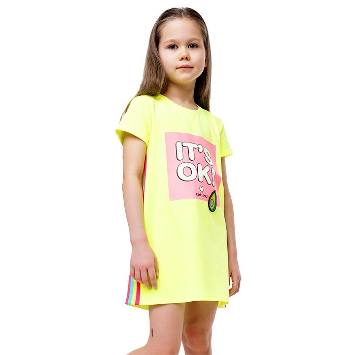 Платье для девочки арт.815043/86г_п размер 30/116-32/128 цвет салатовый