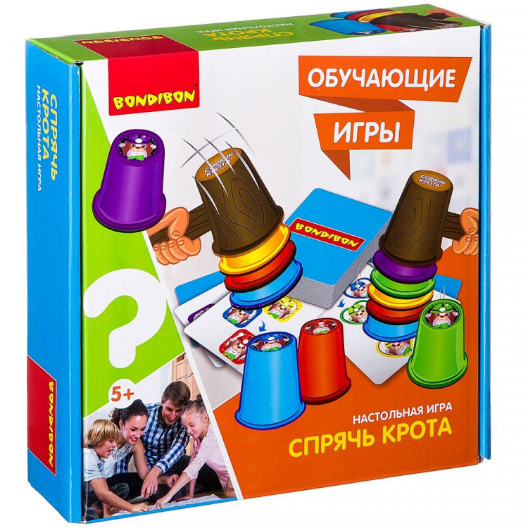 Игра настольная Спрячь крота (Bondibon) арт.ВВ2420