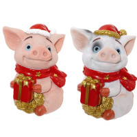 Статуэтка символ года Свинка 8см ассортимент арт.722160