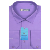 Сорочка детская длинный рукав размерный ряд 29/116-122-36/158-164 цвет сирень Brostem арт.MO4737d