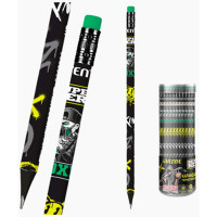 Карандаш ч/г deVENTE c ласт. HB SuperHero. Toxic, трехгранный арт.5032332 (Ст.)